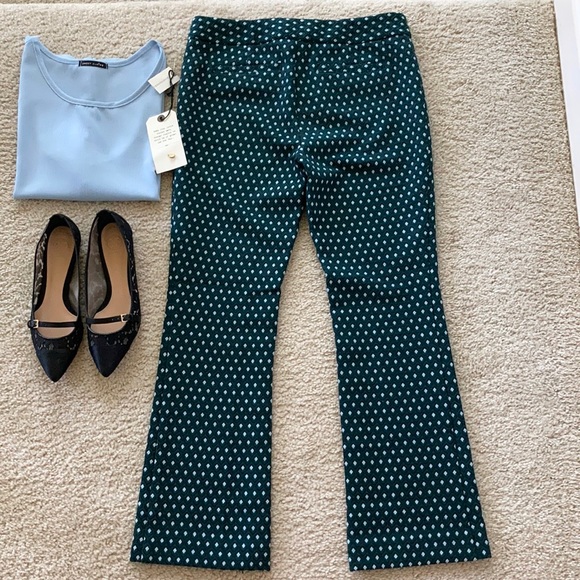 Anthropologie Charlie Cropped Flare Ankle Pants - Picture 7 of 9
